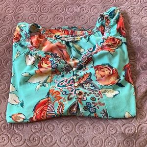Bright Floral Top